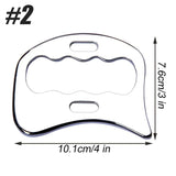 Professional GuaSha Massage Tools Stainless Steel Gua Sha Scraping Massage Tool IASTM Tools Great Soft Tissue Mobilization Tool