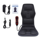 Electric Massage Chair Pad Heating Vibrating Full Body Back Massager Car Chair Cushion Home Office Lumbar With Remote Controls
