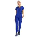 Women's Medical Scrubs Jogger Set – Doctor & Nurse Surgical Uniform