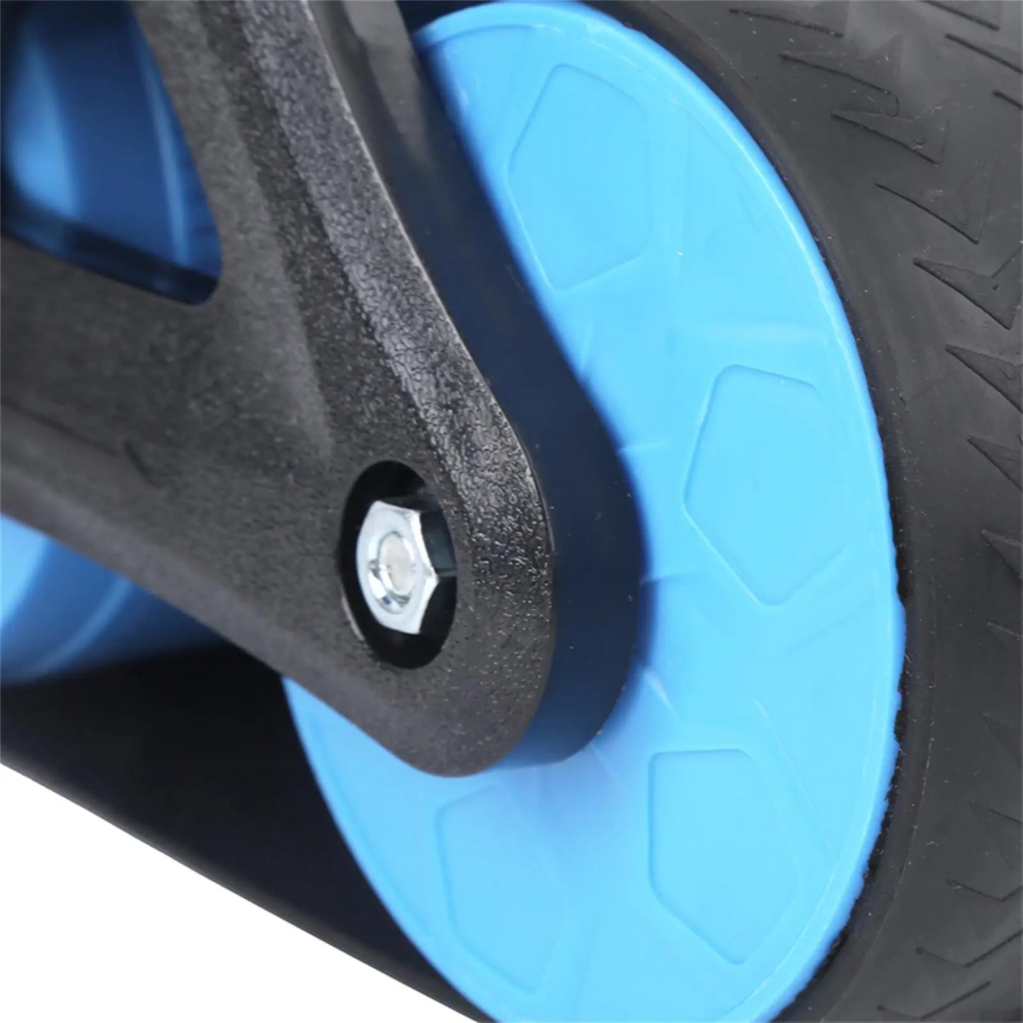 Blue Springback Abdominal Roller Wheel – Silent Push-Up & Core Training Fitness Equipment