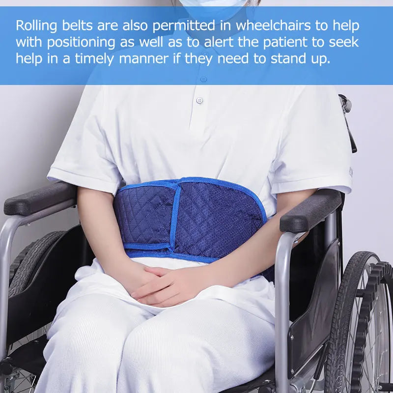 Lefeke Quick-Release Roll Belt – Safety Positioning Harness for Wheelchair & Bed Elderly Care