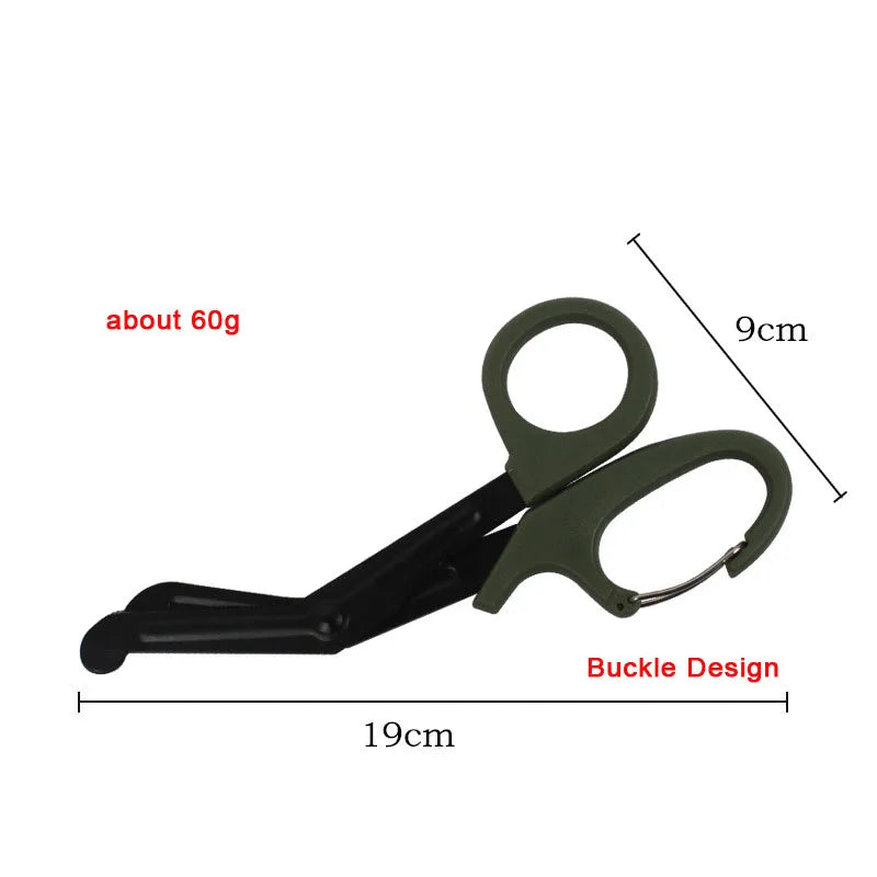 Outdoor Survival Paramedic Trauma Scissors – Heavy-Duty Emergency First Aid Shears for Medical Rescue & IFAK