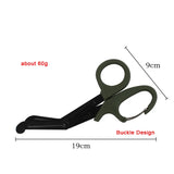 Outdoor Survival Paramedic Trauma Scissors – Heavy-Duty Emergency First Aid Shears for Medical Rescue & IFAK