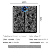 Electric Foot Massager Pad Electrostimulator Massage Mat EMS Muscle Massager Relax Feet Massage Fitness Masajeador USB Charging