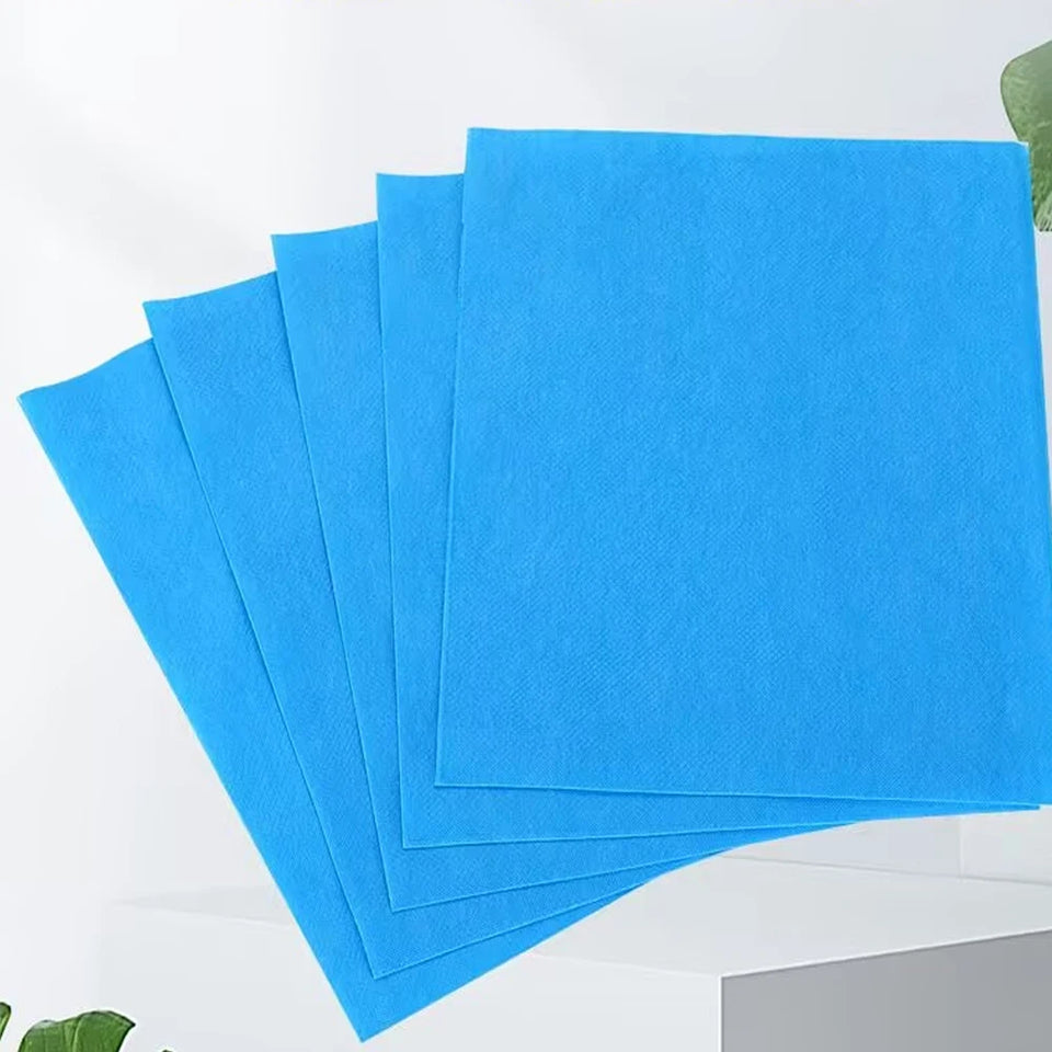 Disposable Surgical Drapes 40pcs – Sterile Non-Woven Waterproof Sheets 50×60cm (Blue Surgical Towels)
