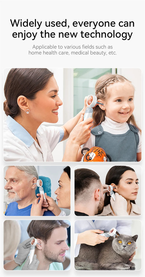 Wireless Visual Ear Camera – 1080P HD Endoscope with 1.38'' IPS Screen, Ear Wax Removal & Inspection Tool