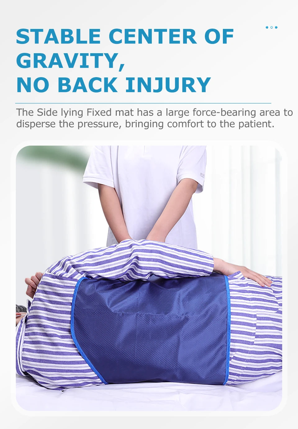 Lefeke Patient Turning & Transfer Belt – Breathable Nursing Sling for Elderly Bed Mobility and Care