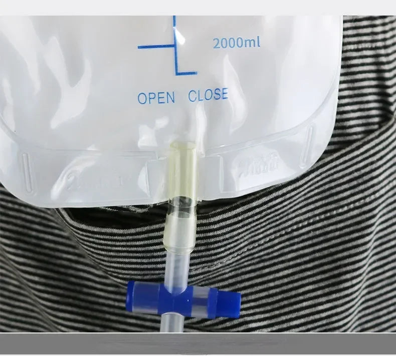 Wearable Urine Bag Pants with Double Pocket – Large Capacity Portable Ostomy Underwear for Elderly & Post-Surgery Care