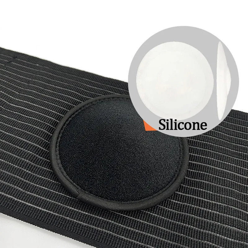 3 Sizes Breathable Umbilical Hernia Support Belt – Adult Abdominal Compression with Postpartum Hernia Pad