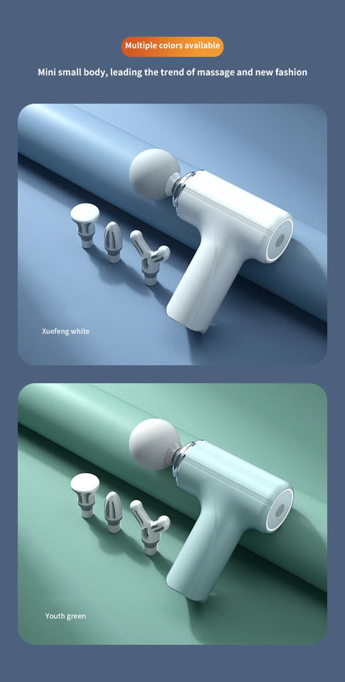 Mini Massage Gun – Wireless Deep Tissue Muscle Relaxation Massager