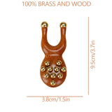 Radiant Skin Savior Lymphatic Detox Face Massager Fades Wrinkles Firms Jawline and Eyes Natural Copper Wood Beauty Tool