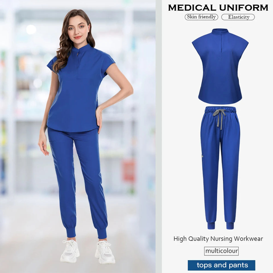 Medical & Surgical Uniform Set – Professional Hospital, Clinic, Veterinary & Pharmacy Workwear for Doctors and Nurses