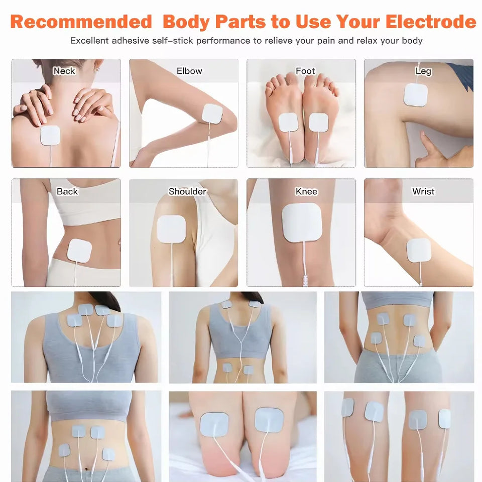 EMS Electric Muscle Stimulator Interferential High-Frequency Medical Physiotherapy Therapy Massager Device IFT RUSS TENS Pulse