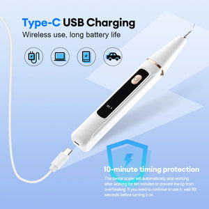 Ultrasonic Dental Scaler – Electric Teeth Cleaner & Tartar Remover for Plaque and Calculus Removal