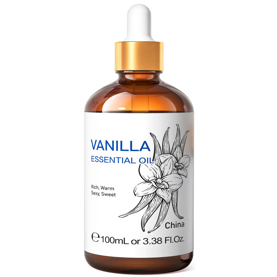 HIQILI 100ml Patchouli Essential Oil – 100% Pure Natural for Aromatherapy, Diffusers, Massage & Candle Making