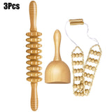 Wood Therapy Body Sculpting Tools – Lymphatic Drainage & Anti-Cellulite Massager Set
