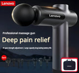Lenovo Professional Fascia Massage Gun N2/N3 – Deep Tissue Muscle Relaxation with LED Touch Screen & 6–8 Heads