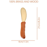 Radiant Skin Savior Lymphatic Detox Face Massager Fades Wrinkles Firms Jawline and Eyes Natural Copper Wood Beauty Tool