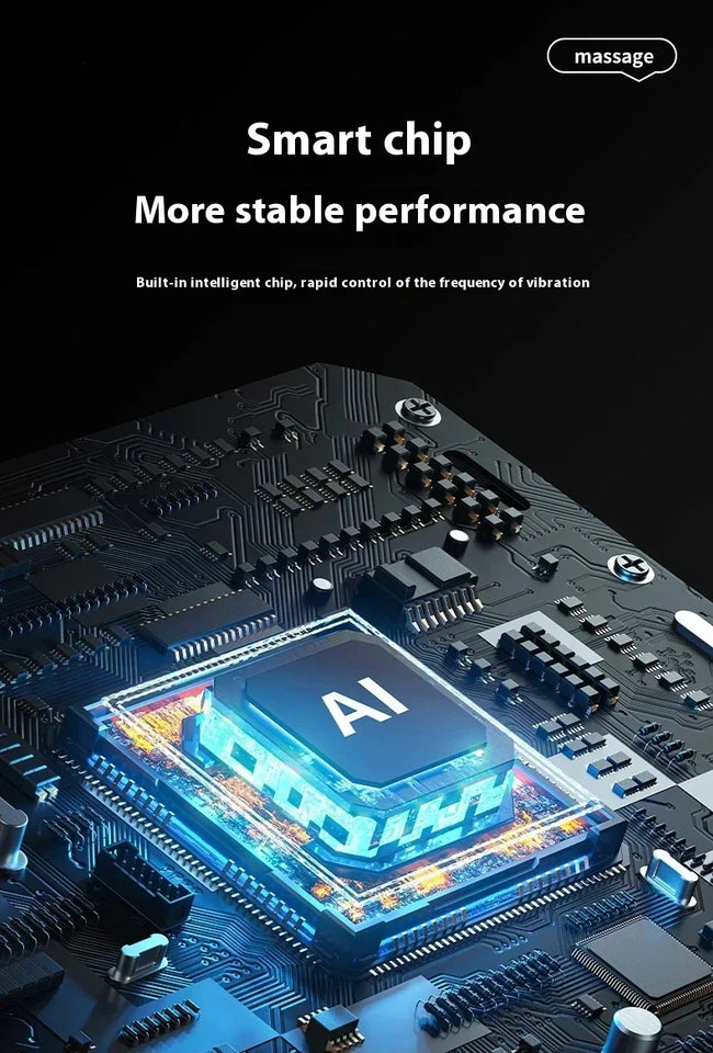 Mini Portable Fascia Gun – 4-Head High-Frequency Muscle Massage Gun