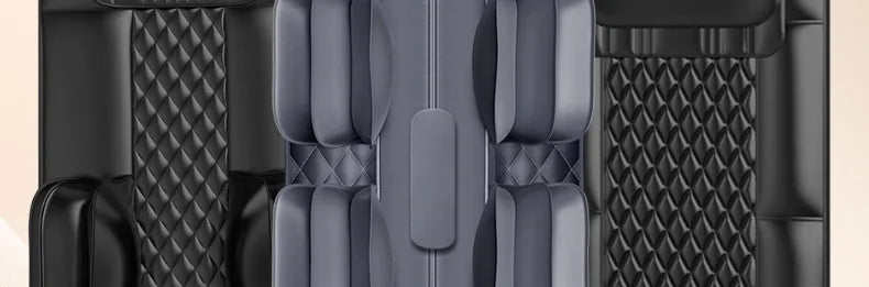 Upgrade Large Area Vibration Airbag Swing Heated Neck Massager Full Body Massage Mat Mattress Traction Lumbar with Remote Contro