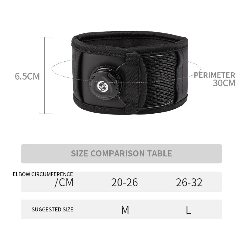 GOUNOD Adjustable Elbow Support Strap – Compression Brace for Tennis, Golf, & Lateral Epicondylitis Pain Relief (1PC/2PC)