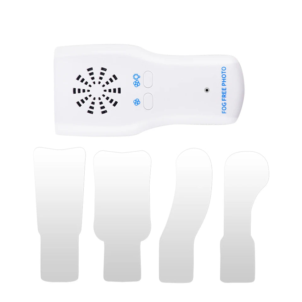 Dental Orthodontic LED Photo Mirror – Fog-Free Stainless Steel Oral Imaging Reflector