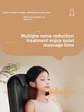 Upgrade Electric Full Body Massage Chair Neck Back Waist Leg Vibration Kneading Shiatsu Cushion Seat Relaxation Trapezius Massag