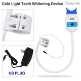 Professional LED Teeth Whitening Lamp – Cold Blue Light Dental Bleaching Machine with Center Pillar Stand