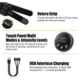 EMS abdominal fitness suit intelligent massage abdominal belt sticker can be used with water spray without gel pad USB charging