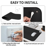 Grounding Mat for Sleep Energy Pain Relief Inflammation Balance Wellness Earth Connected Therapy for Grounding Conductive Rug