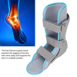 Breathable Adjustable Ankle Support Brace – Fracture & Sprain Stabilizer with Fixation Splint