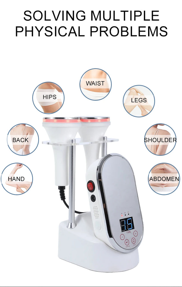 Electronic Muscle Massager with Constant Temperature Heating – Physiotherapy Device