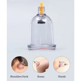 Suction Cups Acupunture Vacuum Massage Jars Hansol Cuppings Therapy Set Plastic Guasha Ventosas Masaje Facial Massager For Body
