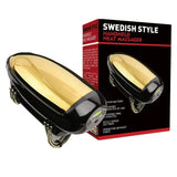 Men's Barberology Massager Professional Cordless Metal Handheld Heat Massager USB Charge Vibration Head Massage 2 Massage Nodes