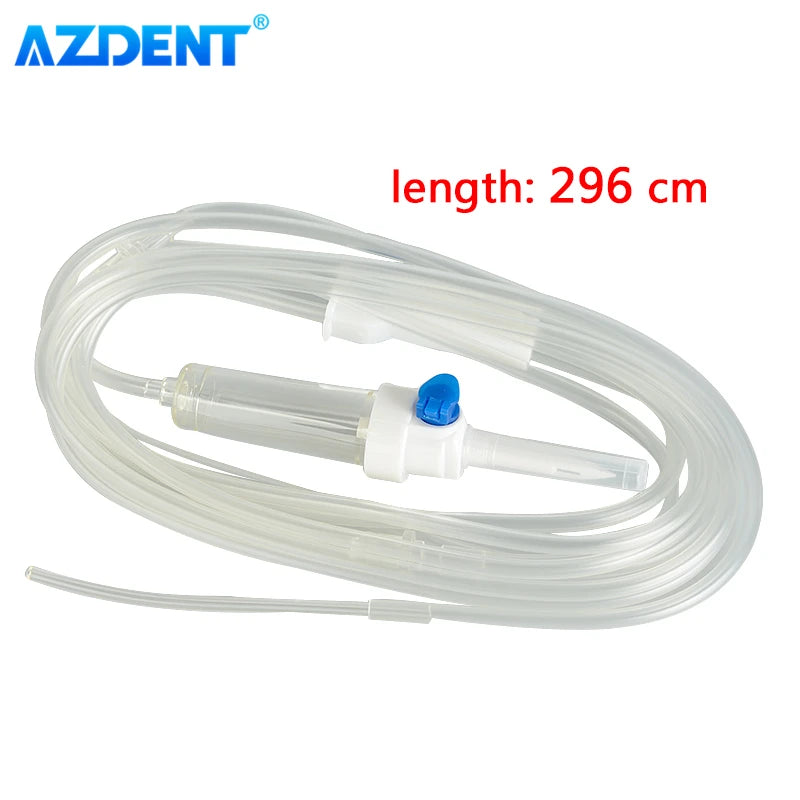 AZDENT Dental Irrigation Tubes 10pcs – Disposable Sterile Hose Kit for Implant Surgery (Fits W&H & NSK)