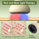 Smart Cupping Massage Machine with Red Light & Heating – 9-Level Vacuum Suction for Body Therapy & Cellulite Relief