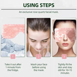 Natural Rose Quartz Eye Mask Massager Jade Relax Sleep Massage Tools Care Stone Face Cooling Sleep Mask