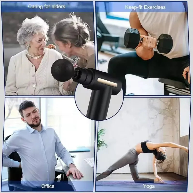 2025 Professional Grade Fascia Massage Gun – Electric Vibration Muscle Relaxation