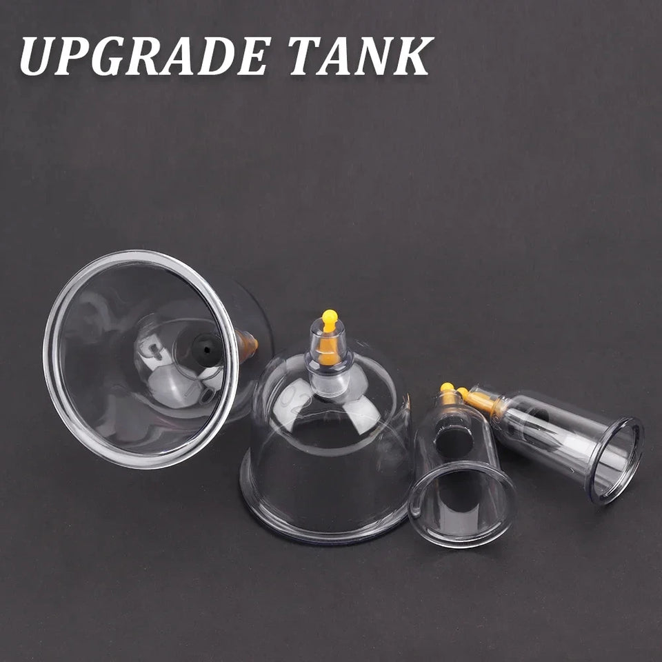 12/20/24 Cans Vacuum Acupuncture Cupping Anti-cellulite Physiotherapy Traditional Chinese Medicine Suction Cup Massage Therapy