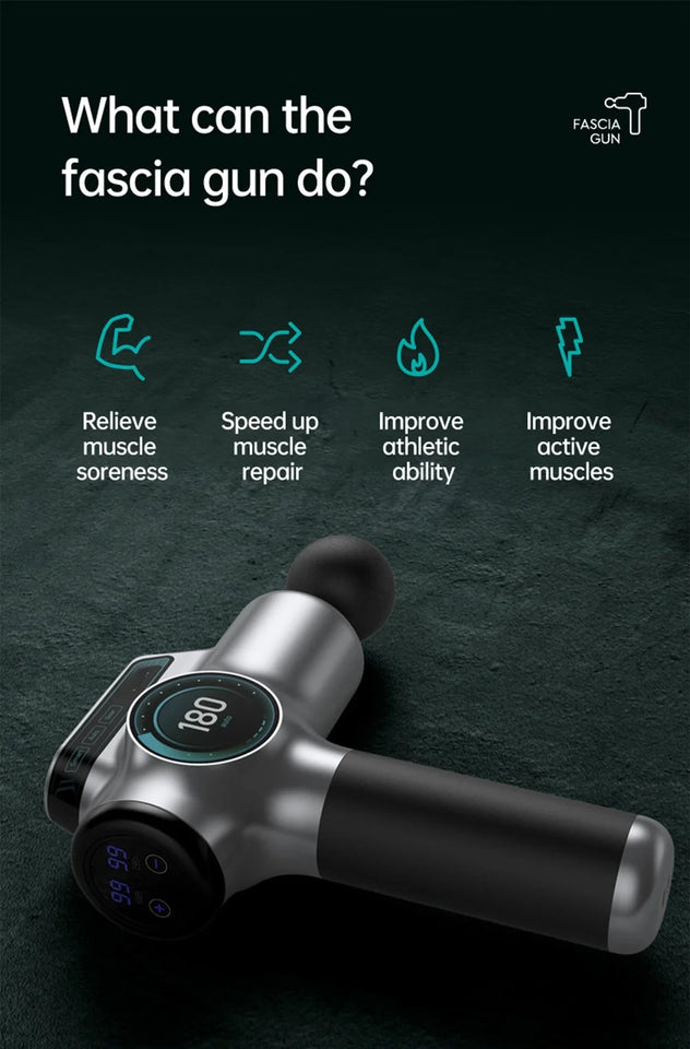 99-Speed Professional Muscle Massage Gun – Deep Tissue Massager for Neck, Back & Full Body Recovery