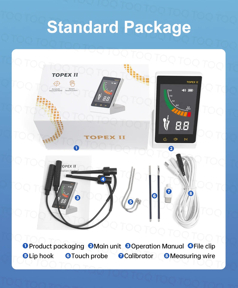 Automatic Endodontic Apex Locator with LCD Screen and Buzzer Alert – Precision Root Canal Measurement