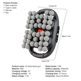 42-Head Fascia Massage Gun – High-Frequency Muscle Massager for Back, Neck, Shoulder & Waist Relief