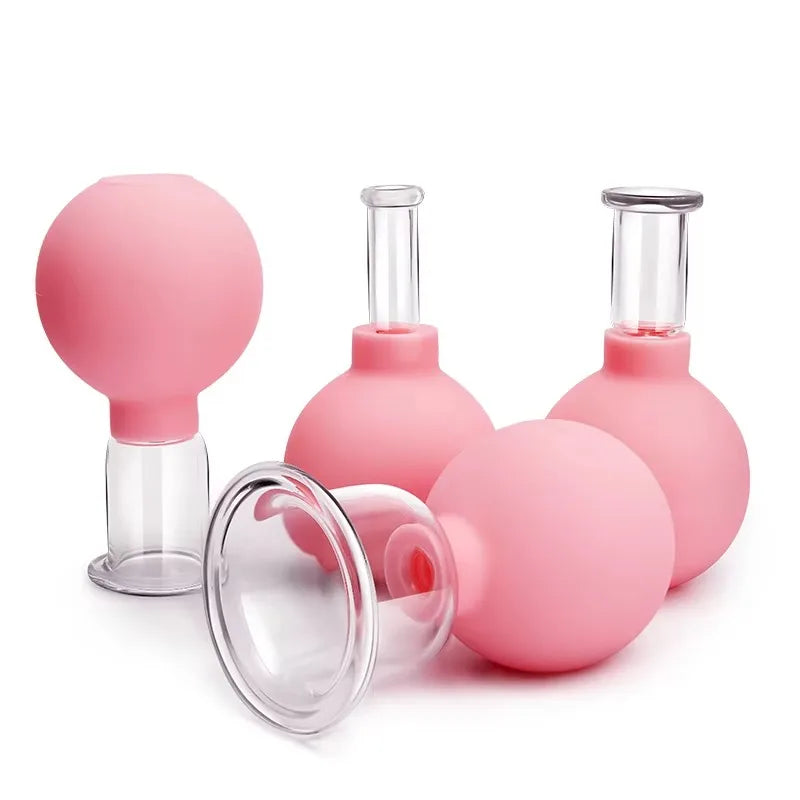 Tuhopeta Vacuum Cupping Glass Jar Cellulite Massager Acupuncture Suction Cup Slimming FatBurning Health Care Chinese MedicalTool