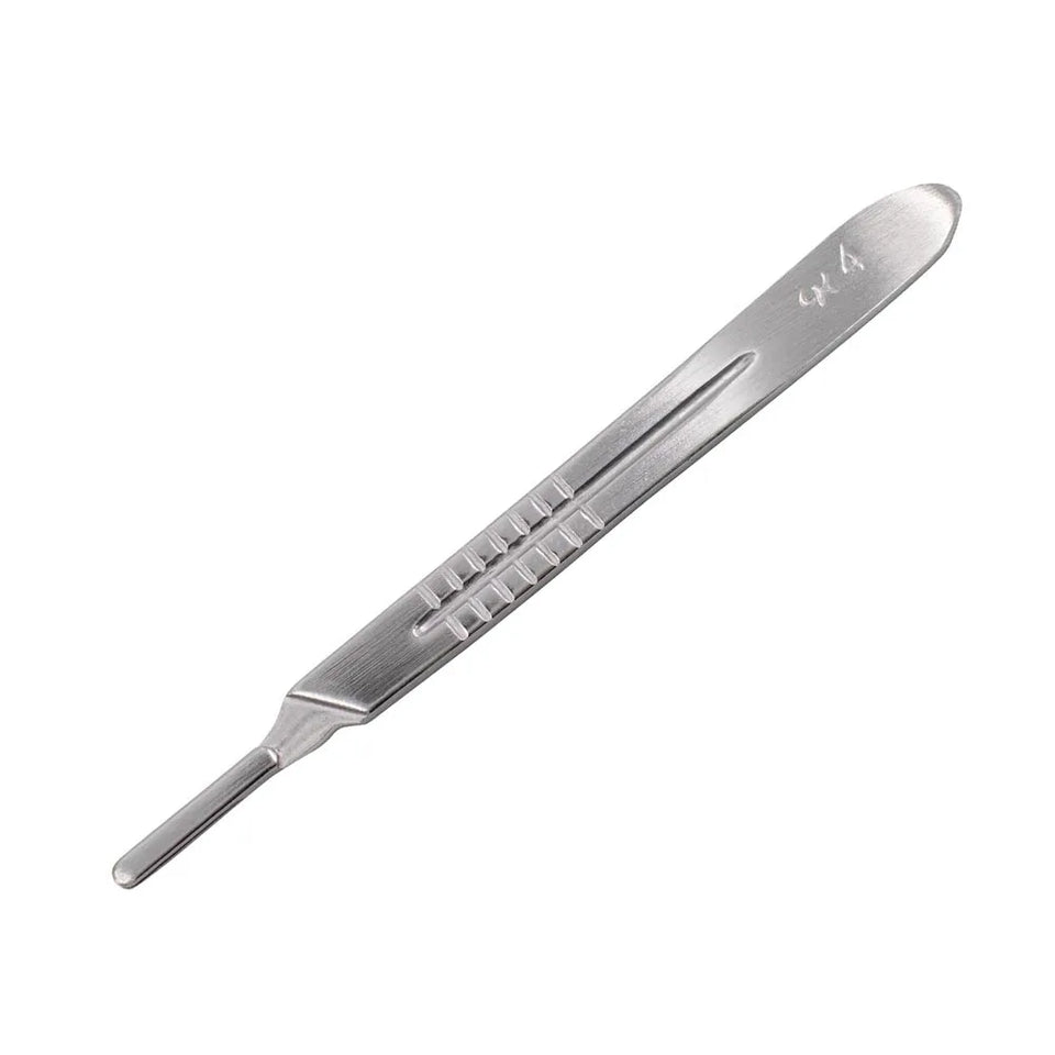 100PCS Sterile Dental Surgical Blades – Carbon Steel Scalpel Knives with Handle for Medical, Beauty, and DIY Repairs