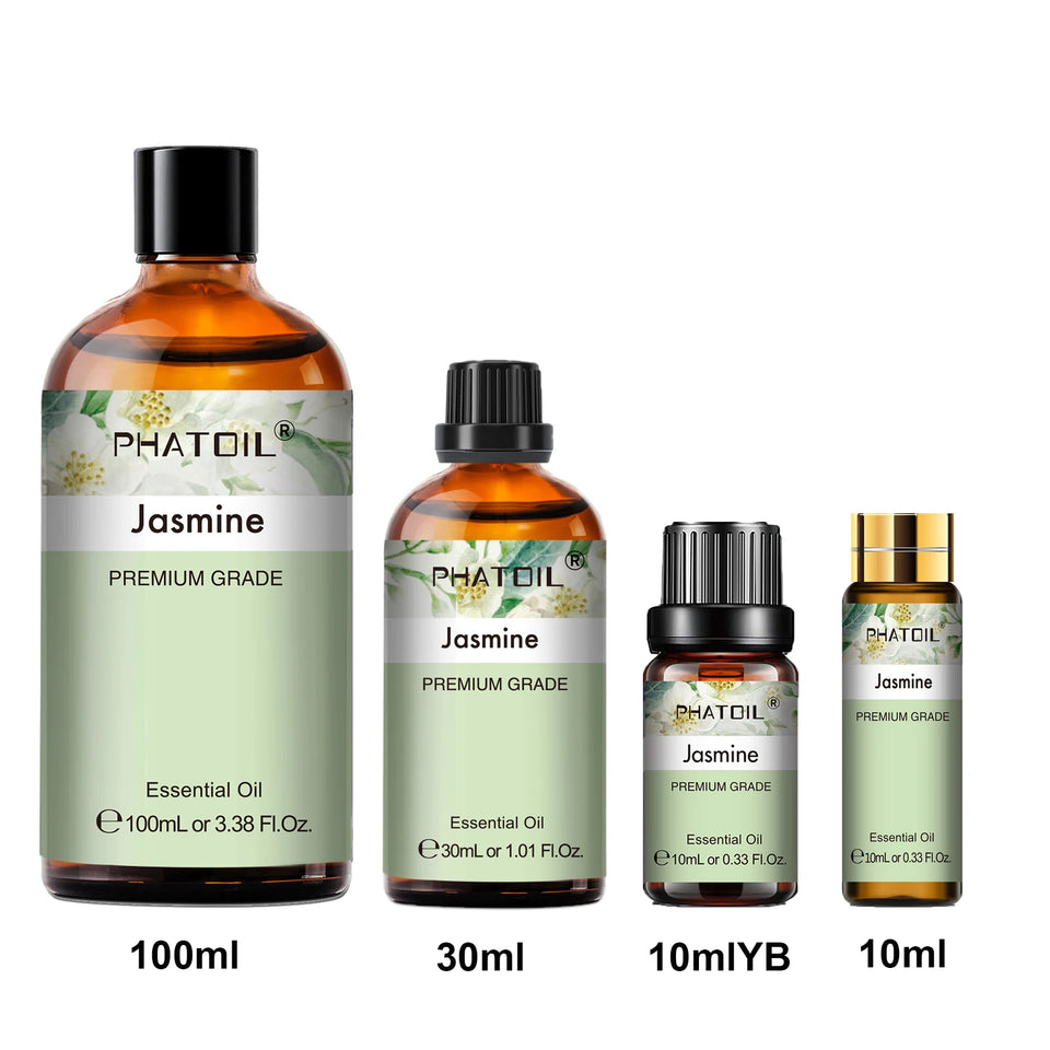 PHATOIL Natural Essential Oils – Vanilla, Peppermint, Bergamot & Eucalyptus (10ml/30ml/100ml)