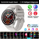 2025 Nursing-Grade Health Smartwatch – ECG+PPG, Blood Oxygen, Blood Lipid, Uric Acid, Body Temperature & Bluetooth Call