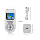 4 Mode Tens Pulse Machine Muscle Nerve Electrostimulator EMS Acupuncture Physiotherapy Massager Electrode Patch Digital Therapy