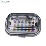 Dental Implant Torque Wrench Kit – Adjustable Ratchet 10–70Ncm with 16pcs Colorful Screwdrivers