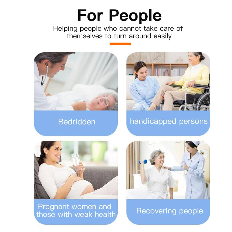 Elderly & Disabled Transfer Belt – Nursing Shift Pad & Turn Over Aid for Bedridden Patient Mobility