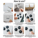 Electric 30 Levels Physiotherapy Machine 4 Output TENS Multifunctional Massager EMS Vibration Nerve Stimulator Relax 8pcs Pads